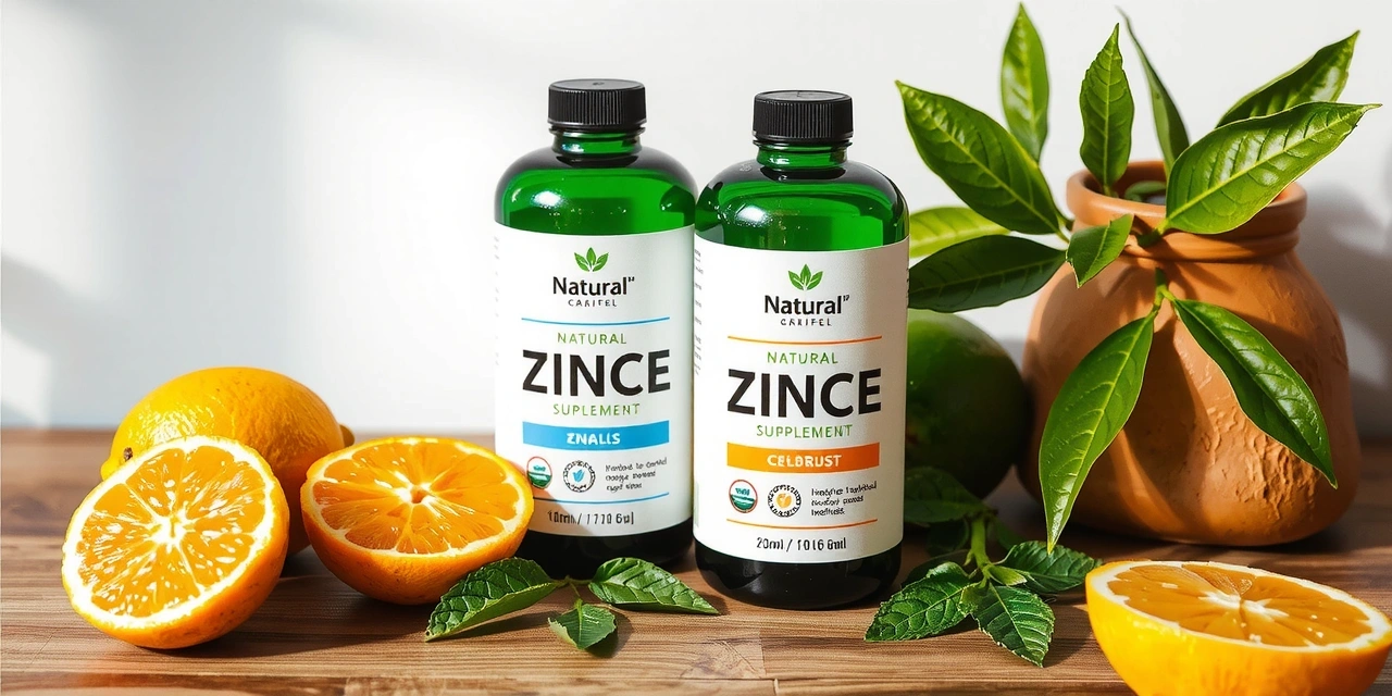 Natural zinc supplement with citrus fruits